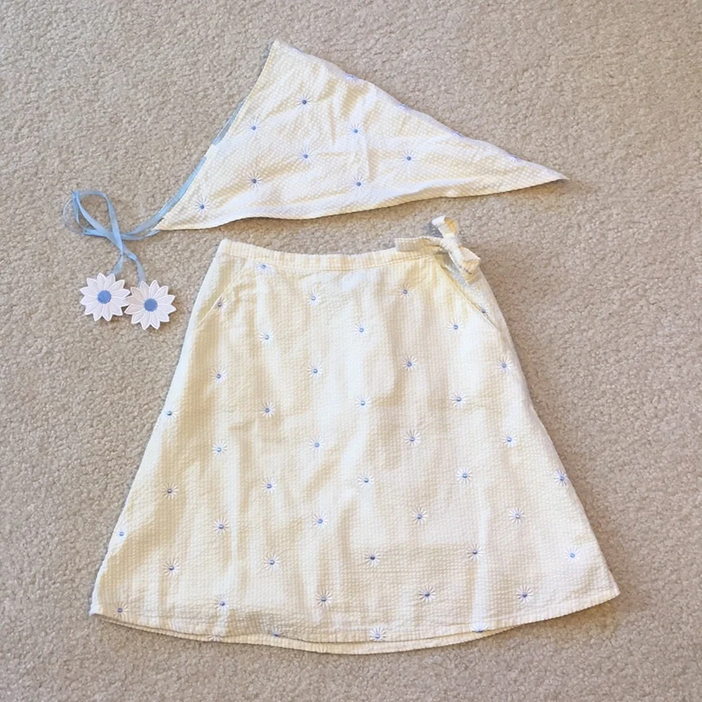 NWOT GAP seersucker skirt and bandana